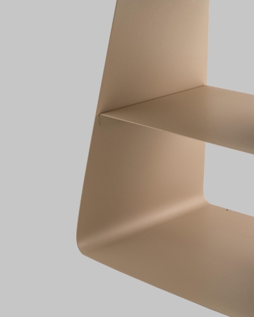 Журнальный столик Leyre металл бежевый