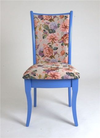 Стул Визит-1 лаванда, массив, ткань гобелен пион