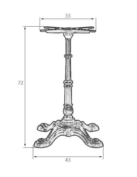 Подстолье обеденное LEONE