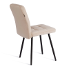 Стул обеденный Medeo бежевый велюр