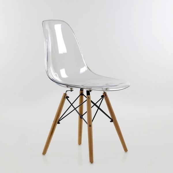 Стул Eames style прозрачный
