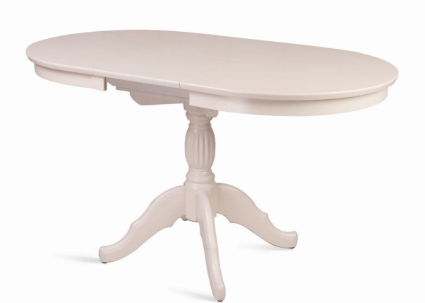 Раздвижной стол Лилия 110 слоновая кость