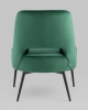 Кресло лаунж Бостон велюр зеленый