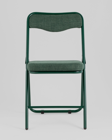 Стул складной Джонни рогожка зеленая каркас зеленый