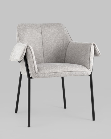 Кресло Бесс рогожка светло-серый 2 шт.