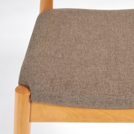 Стул мягкое сидение BULL коричневый, натуральный