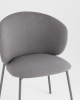 Стул Блейз велюр серый
