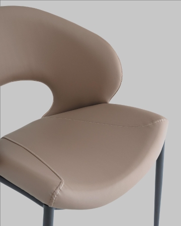 Стул Вивьен экокожа светло-коричневый