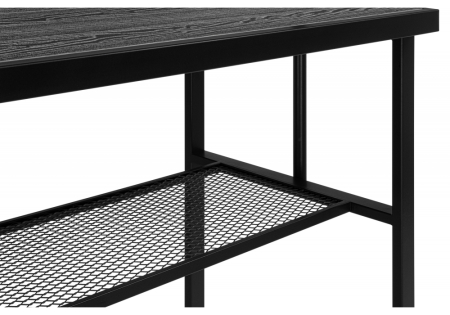 Барный стол Сари 120х50х171 дпк графит, черный