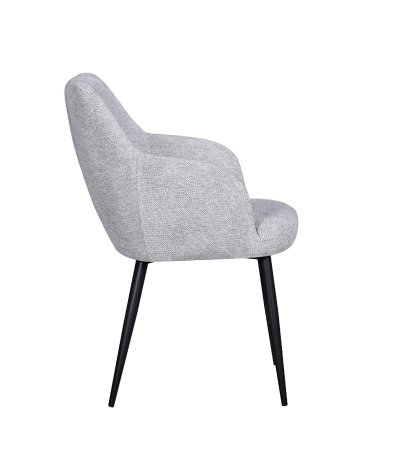 Стул обеденный Katys светло-серый рогожка 2 шт.