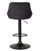 Набор 2 шт Стул барный LOGAN BLACK, черный велюр (MJ9-101)