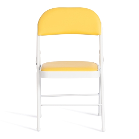 Стул складной FOLDER (mod. 3022G) желтый, белый