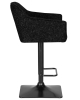 Набор 2 шт Стул барный RALF, черный твид (LEO18)