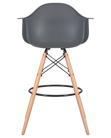 Стул барный DAW BAR ножки светлый бук, серый