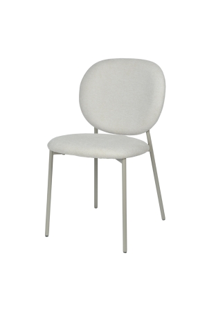 Стул обеденный Pip бежевый кремовые ножки