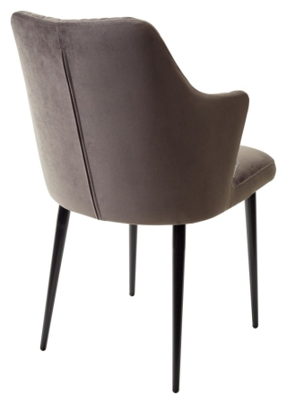 Стул HERMAN графит #14 велюр, черный каркас