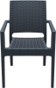 Комплект пластиковой мебели Siesta Contract Miami Ibiza антрацит