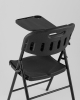 Стул складной банкетный со столиком черный