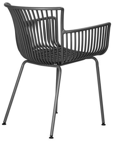 Набор 4 шт Стул обеденный ROSS, темно-серый (GR-04) без подушки