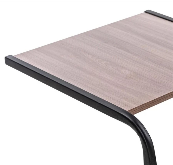 Подкатной стол СЛКС-6 каркас черный, ясень шимо темный