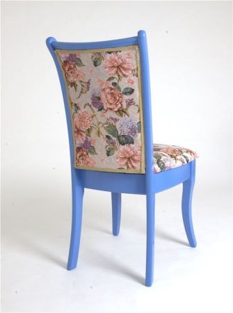 Стул Визит-1 лаванда, массив, ткань гобелен пион