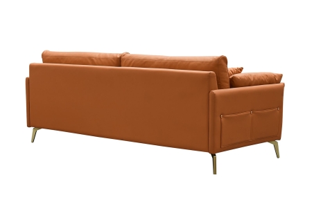 Диван CALIFORNIA NAPPA SF002 (3-х местный) коричневый