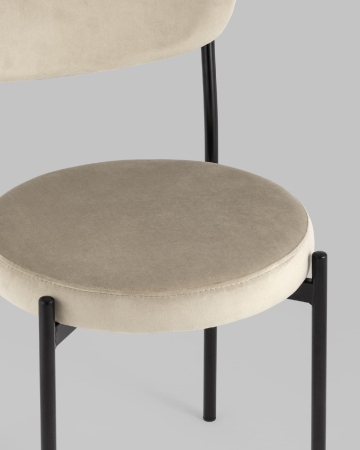 Стул Бриф NEW велюр бежевый 4 шт