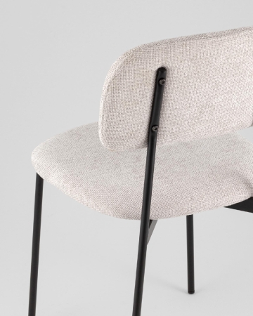 Стул Chao светло-серый черные ножки 4 шт.