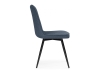 Стул на металлокаркасе Texas 3 поворотный синий, черный