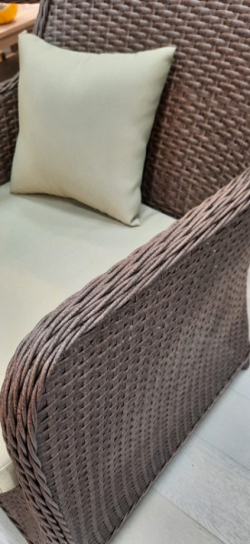 Комплект обеденной плетеной мебели Tagliamento Barcelona коричневый