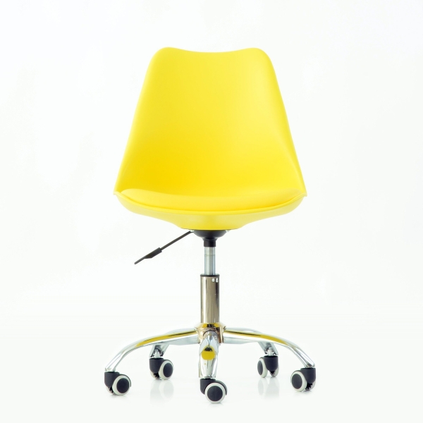 Компьютерное кресло Sephi Roll желтое
