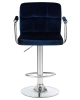 Стул барный KRUGER ARM синий велюр MJ9-117