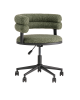 Кресло офисное Ponty зеленое с черными ножками