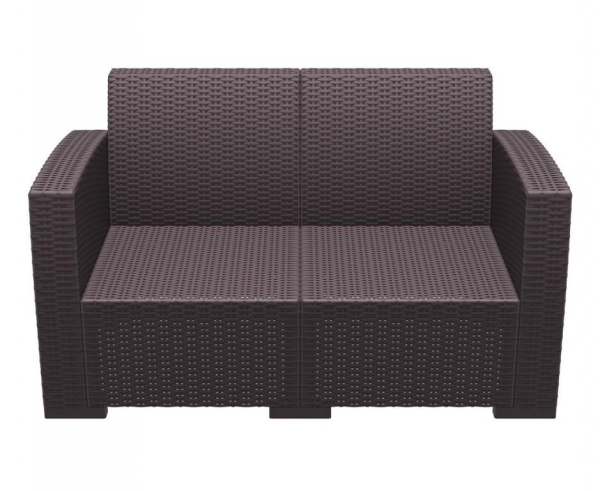 Диван пластиковый плетеный с подушками Monaco Lounge