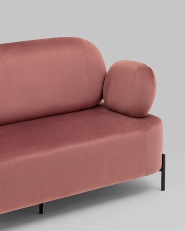 Диван Кэнди велюр пыльно-розовый