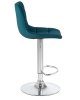 Стул барный TAILOR морской волны велюр MJ9-99