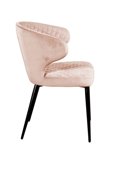 Стул Richard ромб, бархат светло-бежевый