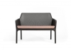 Диван пластиковый Net Bench черный