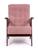 Кресло РЕТРО темный тон, RS 12 - розовый
