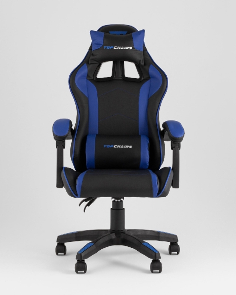 Кресло спортивное TopChairs Shadow черно-синий