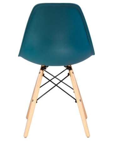 Стул обеденный DSW ножки светлый бук морской волны G-05