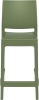 Стул пластиковый полубарный Siesta Contract Maya Bar 65 оливковый