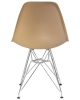 Набор 4 шт Стул обеденный DSR, ножки хром бежевый (GR-03)