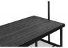 Барный стол Сари 120х50х171 дпк графит, черный