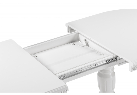 Стол деревянный Эритрин овальный белый