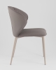Стул обеденный Deia серая экокожа серые ножки