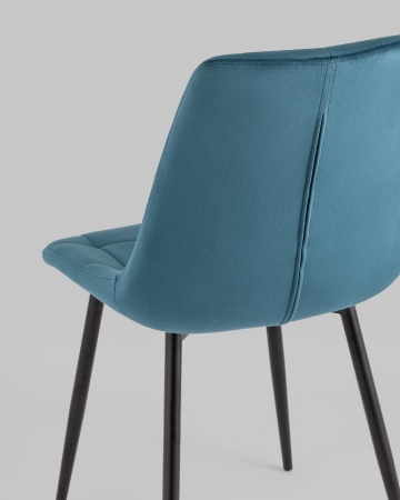 Стул Флекс New велюр сине-зеленый 4 шт.