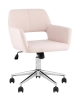 Стул офисный ROSS рогожка светло-розовый