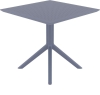 Стол пластиковый Sky Table 80 серый