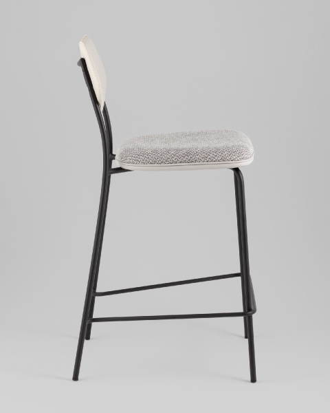 Стул полубарный Casey серый